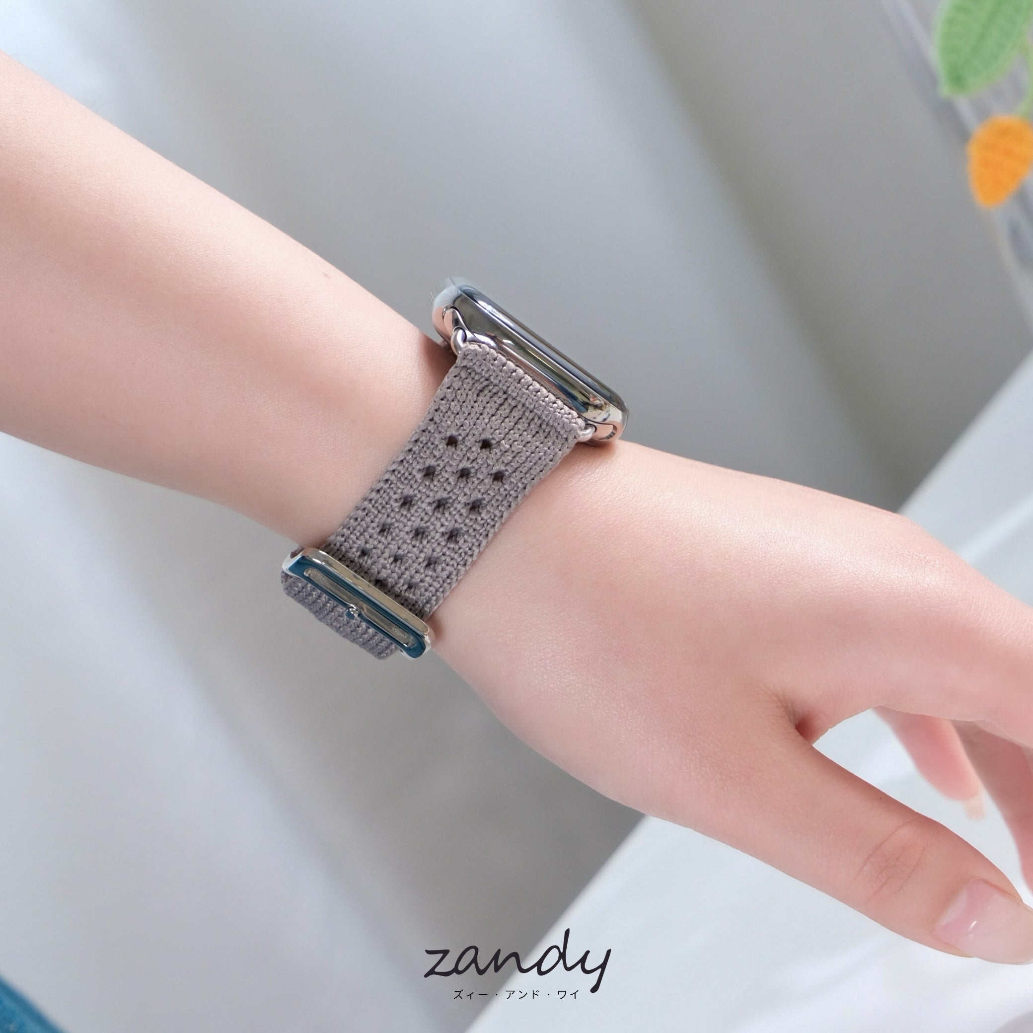 【クロシェ風ブレイドバンド】B077 アップルウォッチバンド ナイロンベルト Apple Watch