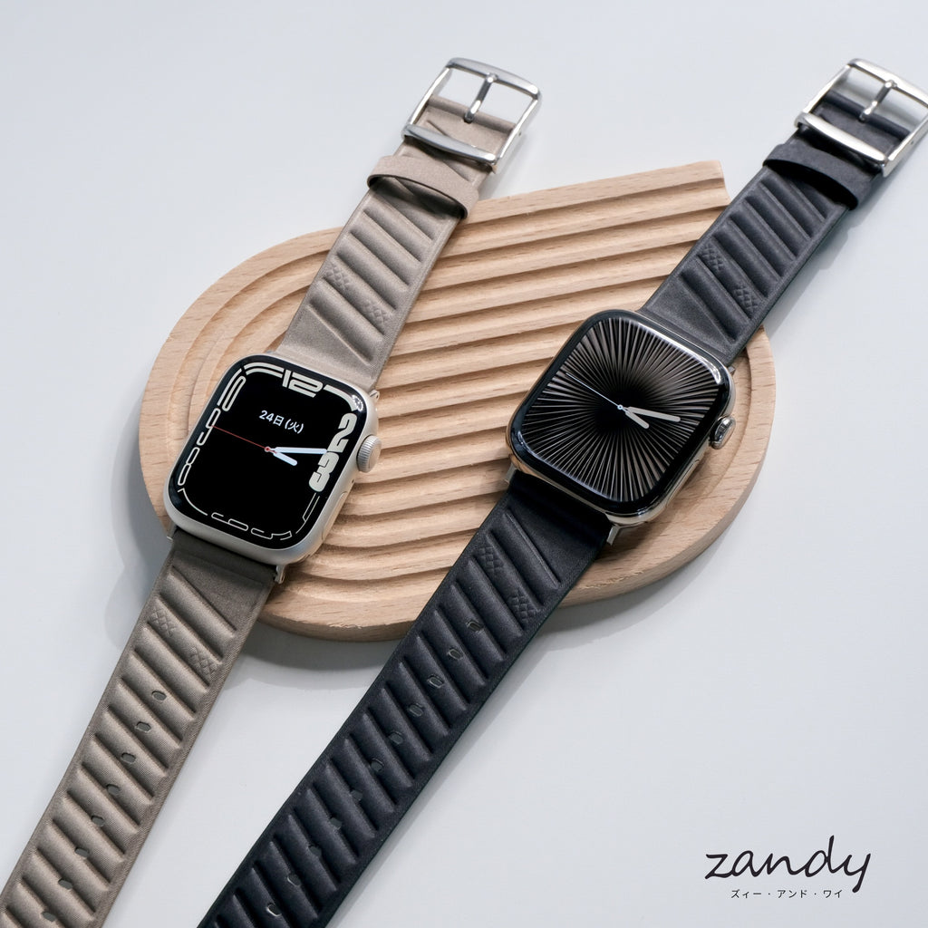 【ストライプバンド】 B062 アップルウォッチバンド ナイロン レザーベルト Apple Watch
