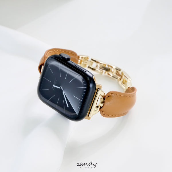 【レザーバックルブレスバンド】アップルウォッチバンド  レザーベルト Apple Watch