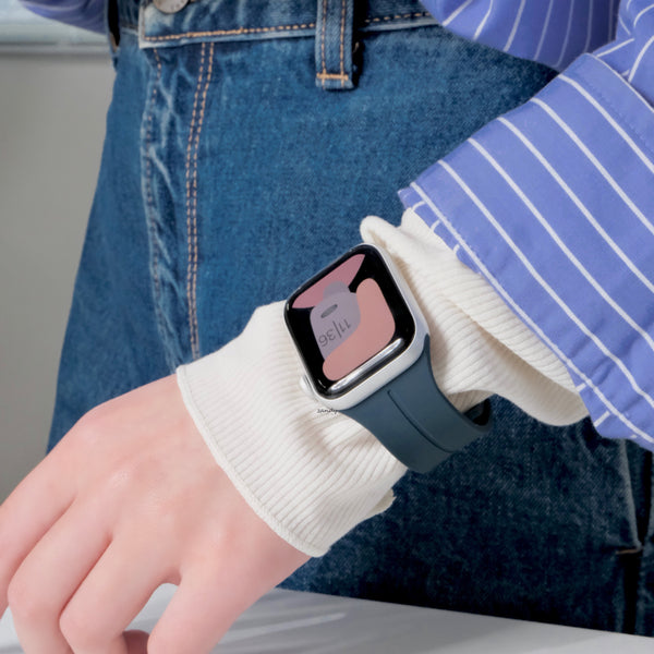 新色追加！【シリコンループ】アップルウォッチバンド マグネットバックル  Apple Watch