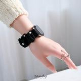 【パールグロウシュシュバンド】B074アップルウォッチバンド シュシュベルト Apple Watch