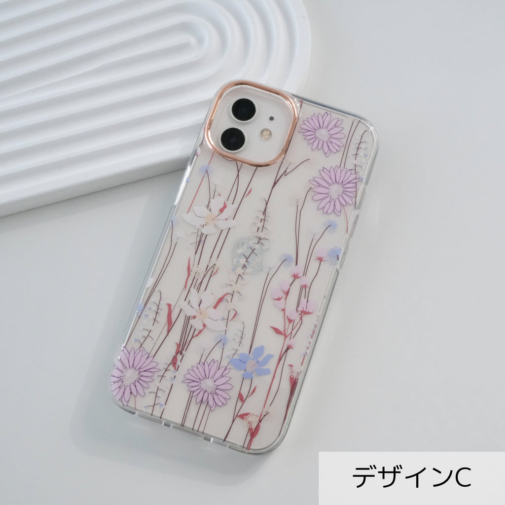 【フラワーデザイン】iPhoneケース クリアケース