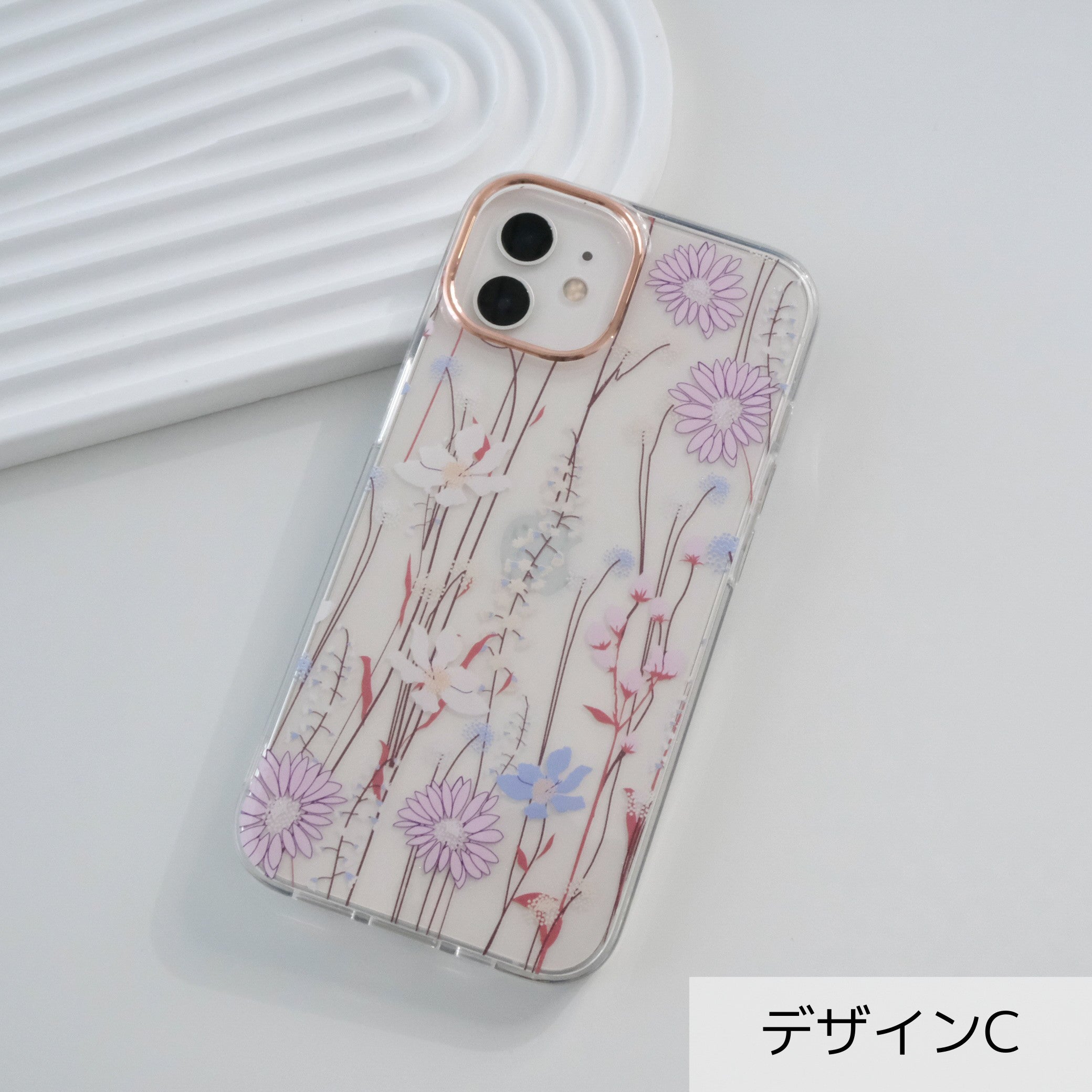 【フラワーデザイン】iPhoneケース クリアケース