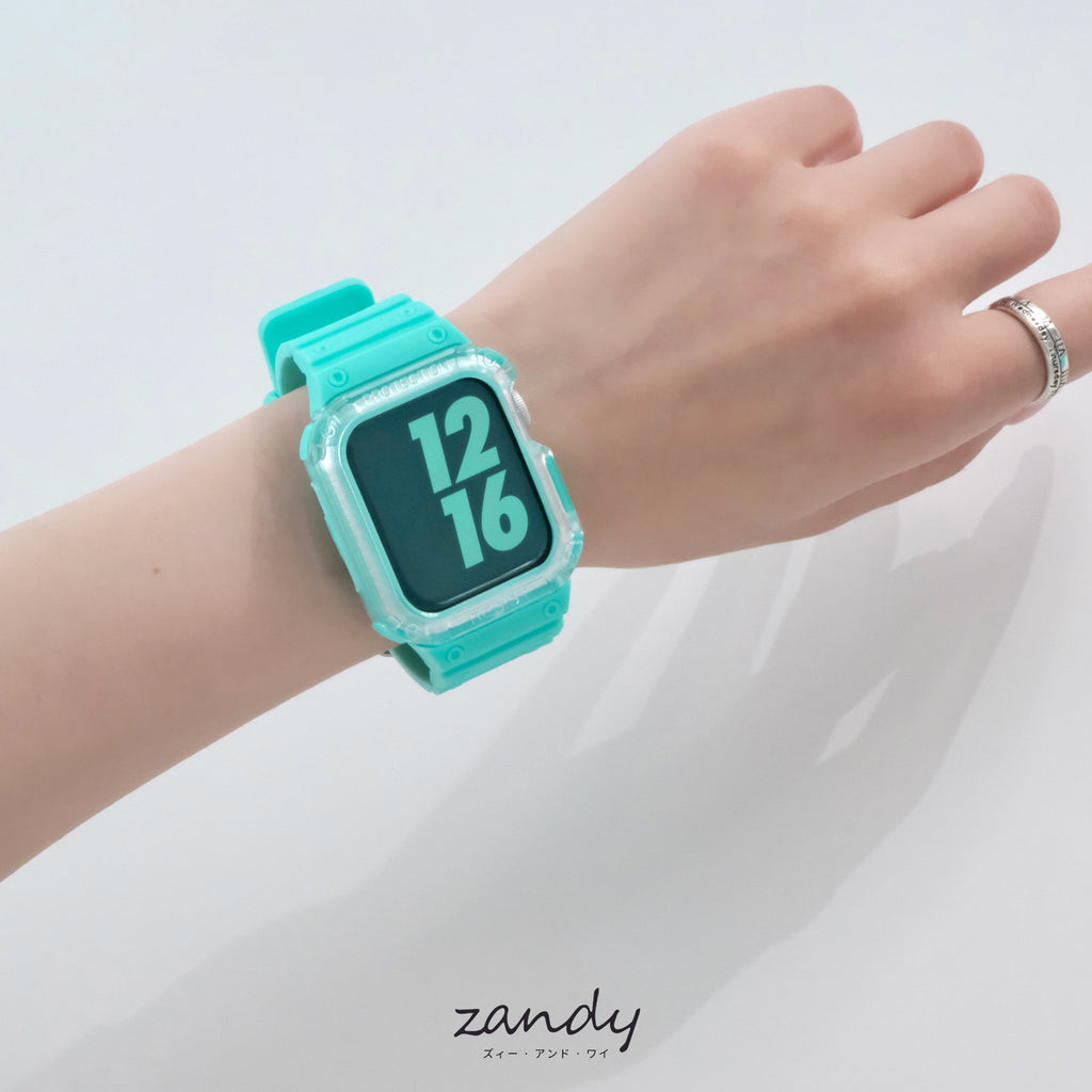スペシャルカラー！【スポーツ一体式バンド】アップルウォッチバンド 一体式ベルト Apple Watch