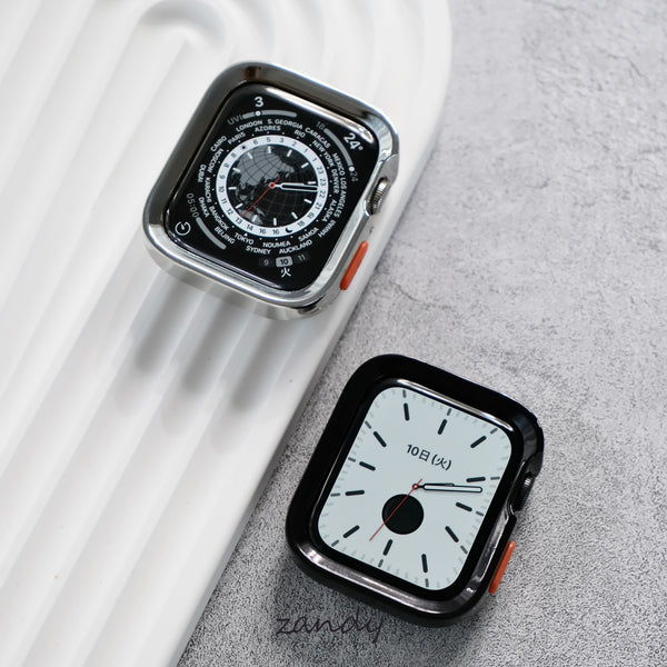 メッキタイプ！【スクエアソフトフレームケース】アップルウォッチカバー ソフトフレーム Apple Watch
