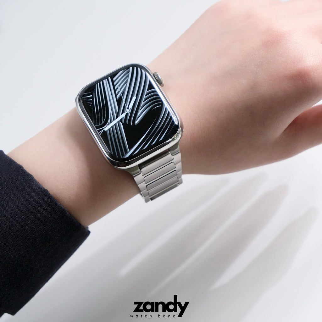 調整は10秒で終わり！【エフォートレススチールバンド】B064 アップルウォッチバンド ステンレスベルト Apple Watch