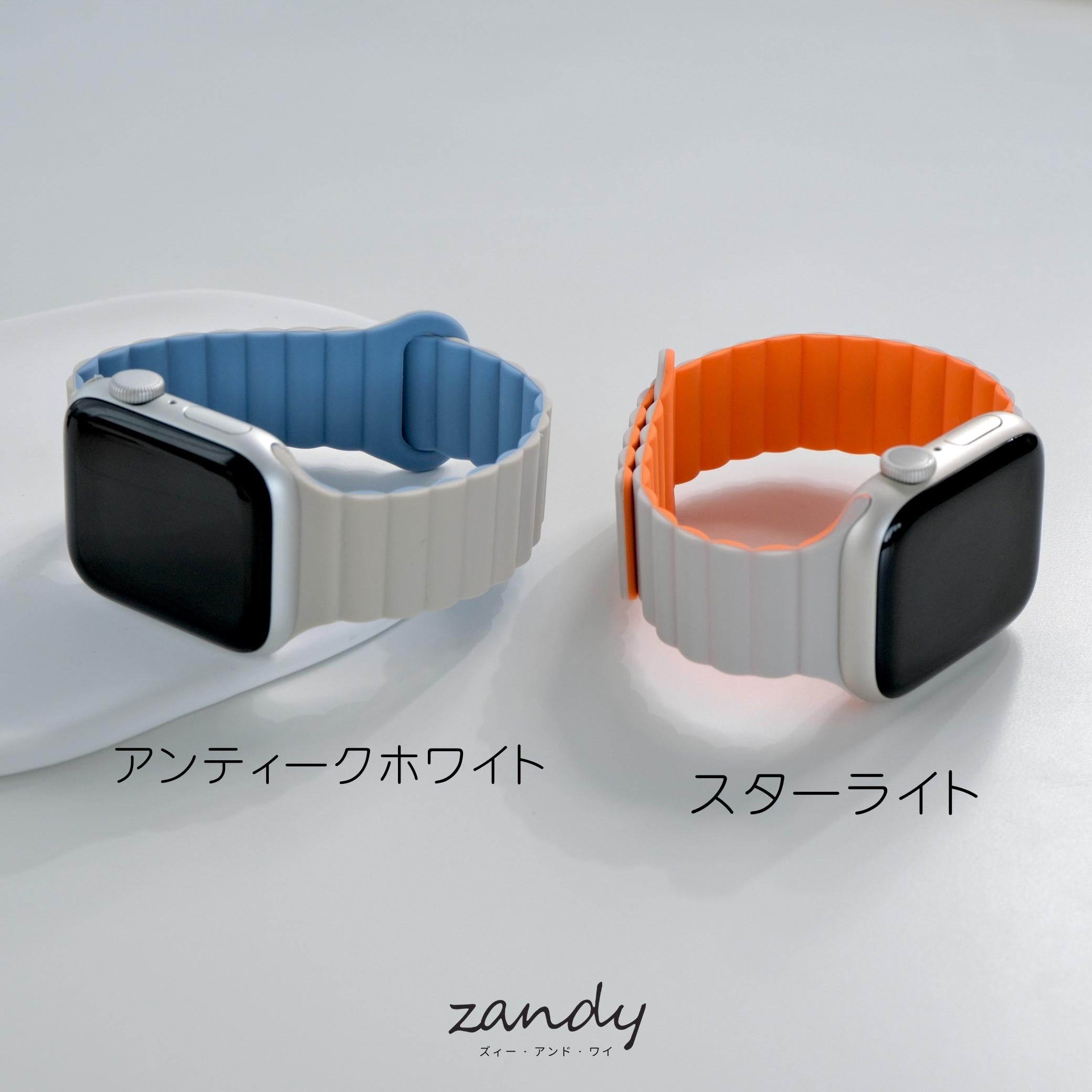 【マグネットシリコンループ】アップルウォッチバンド シリコンベルト Apple Watch