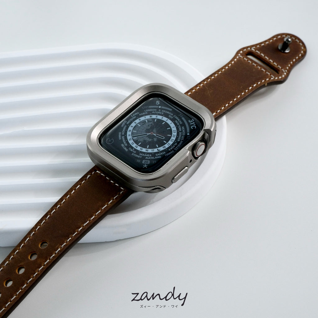 【メタルダブルフレームケース】アップルウォッチカバー メタル&TPU二重フレームケース Apple Watch