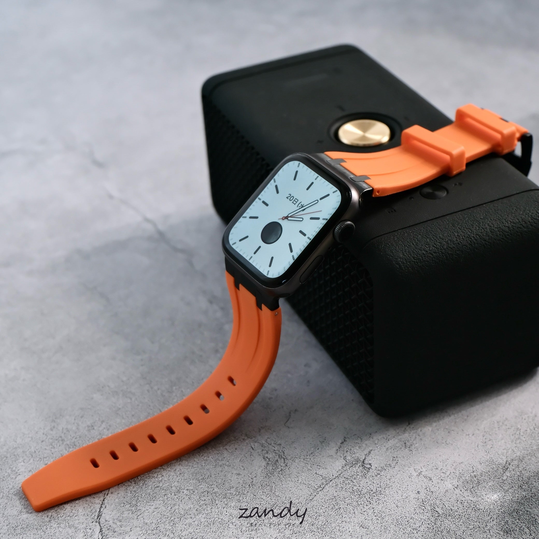 【メタルシリコンバンド】アップルウォッチバンド シリコンデザインベルト  Apple Watch