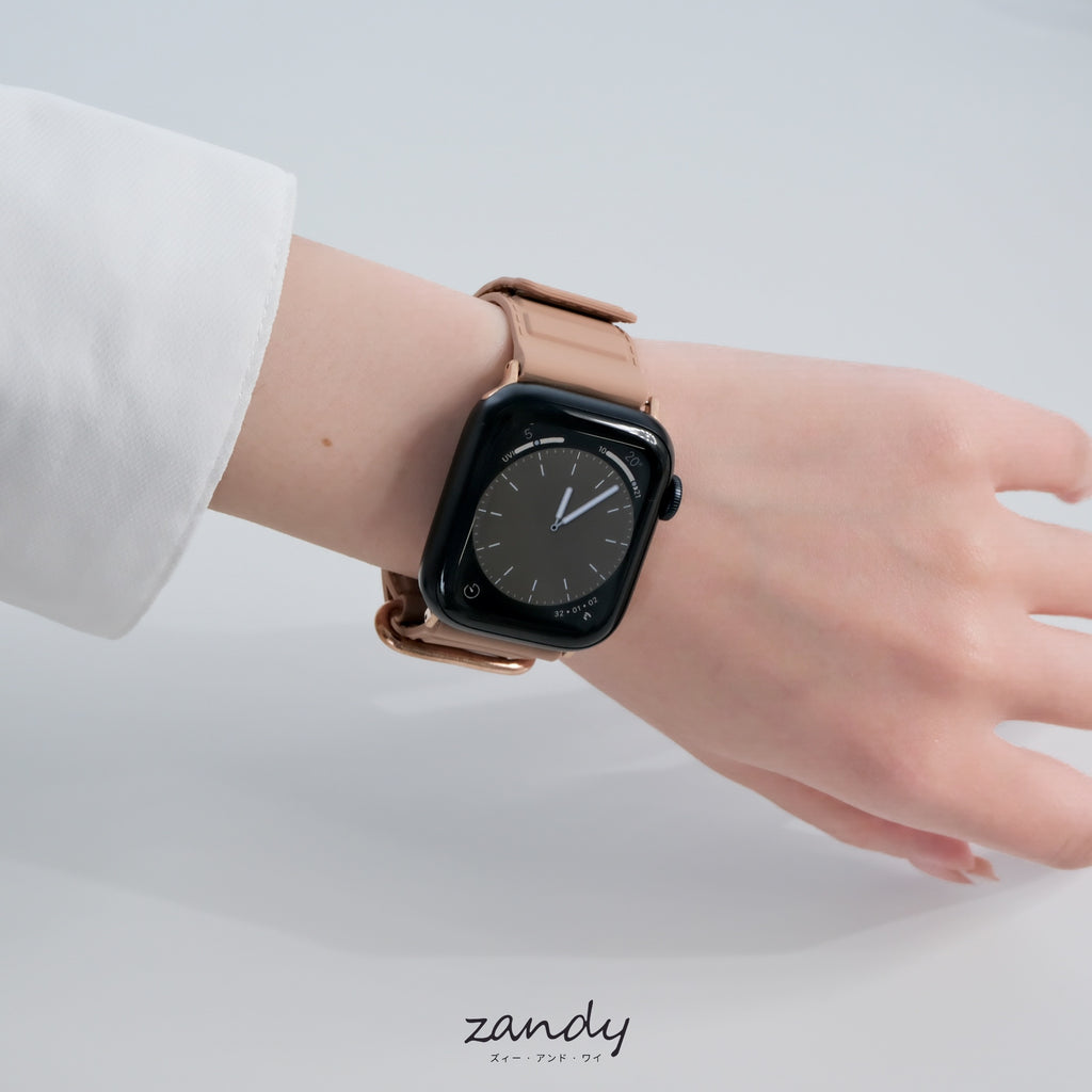 【メタリックシリコンループ①】アップルウォッチバンド マグネットシリコンベルト Apple Watch