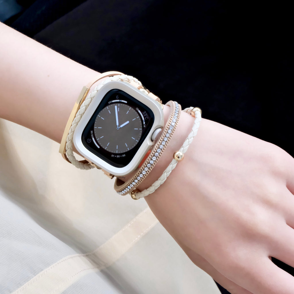 【スクエアソフトフレームケース】アップルウォッチカバー ソフトフレーム Apple Watch