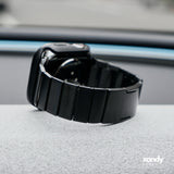 《EDGE+》【SET】B065/C012  Apple Watch エフォートレスブレスバンドBK＋ツートンフレームケースBK