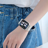 【プリーツナイロンループ】アップルウォッチバンド ナイロンベルト Apple Watch