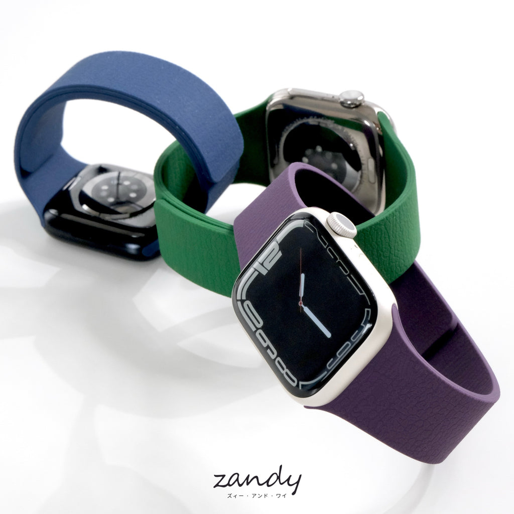 【ライムゼストマグバンド】B066 アップルウォッチバンド シリコンベルト マグネット留め Apple Watch