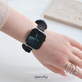 【サテンシュシュバンド】B075 アップルウォッチバンド シュシュベルト Apple Watch