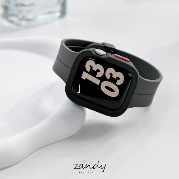 【スクエアソフトフレームケース】アップルウォッチカバー ソフトフレーム Apple Watch