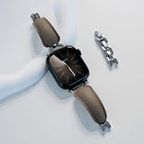 【レザーバックルブレスバンド】アップルウォッチバンド  レザーベルト Apple Watch