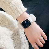 【シアーシフォンシュシュバンド】B073 アップルウォッチバンド シュシュベルト Apple Watch