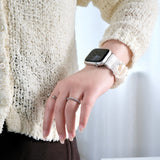 【パールグロウシュシュバンド】B074アップルウォッチバンド シュシュベルト Apple Watch