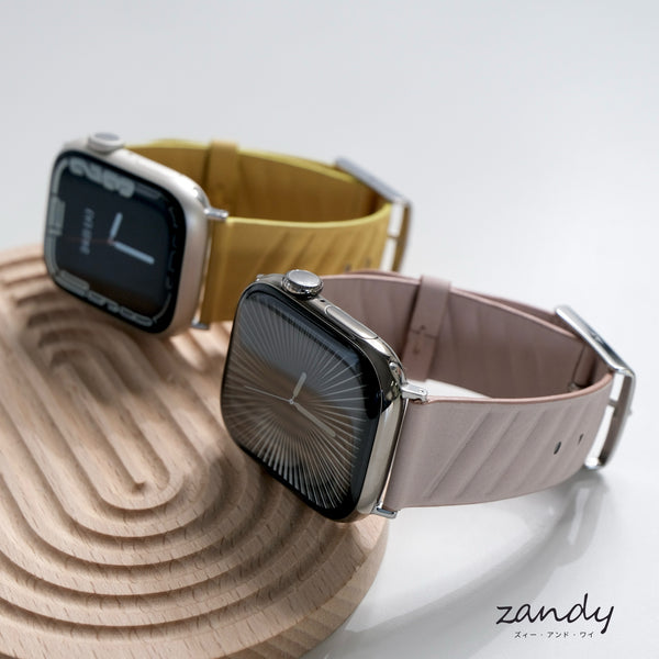 【ストライプバンド】 B062 アップルウォッチバンド ナイロン レザーベルト Apple Watch