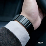 《EDGE+》【SET】B065/C012  Apple Watch エフォートレスブレスバンドBK＋ツートンフレームケースBK
