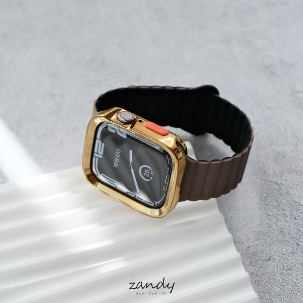 メッキタイプ！【スクエアソフトフレームケース】アップルウォッチカバー ソフトフレーム Apple Watch