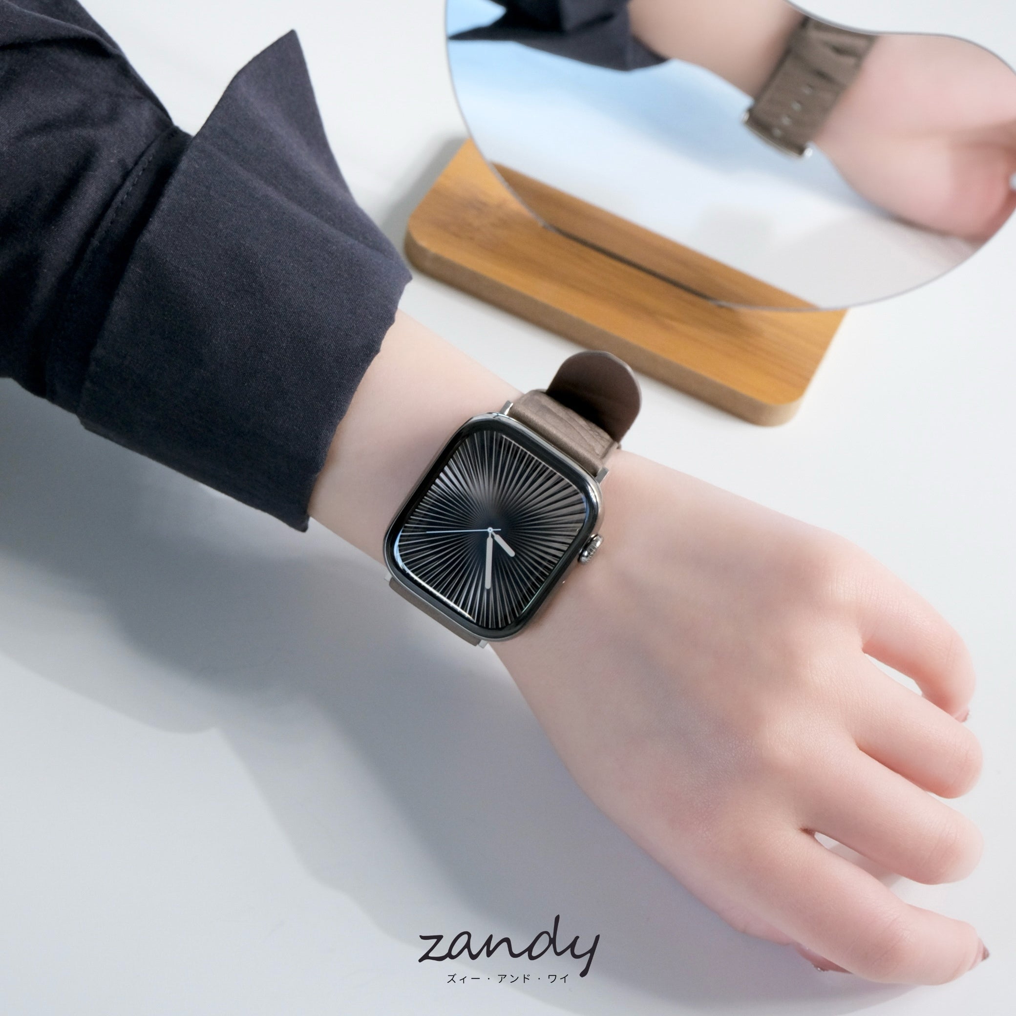 【ストライプバンド】 B062 アップルウォッチバンド ナイロン レザーベルト Apple Watch