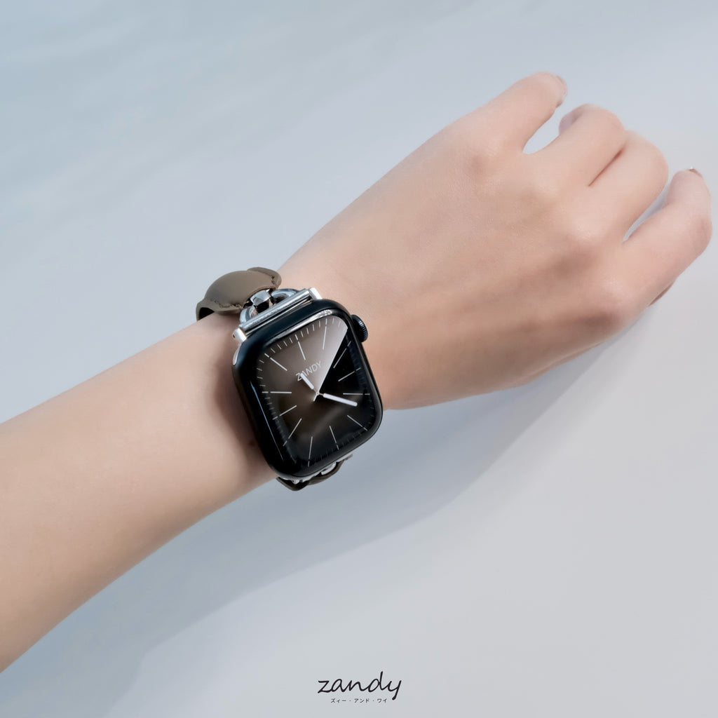 【レザーバックルブレスバンド】アップルウォッチバンド  レザーベルト Apple Watch