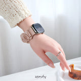 【パールグロウシュシュバンド】B074アップルウォッチバンド シュシュベルト Apple Watch