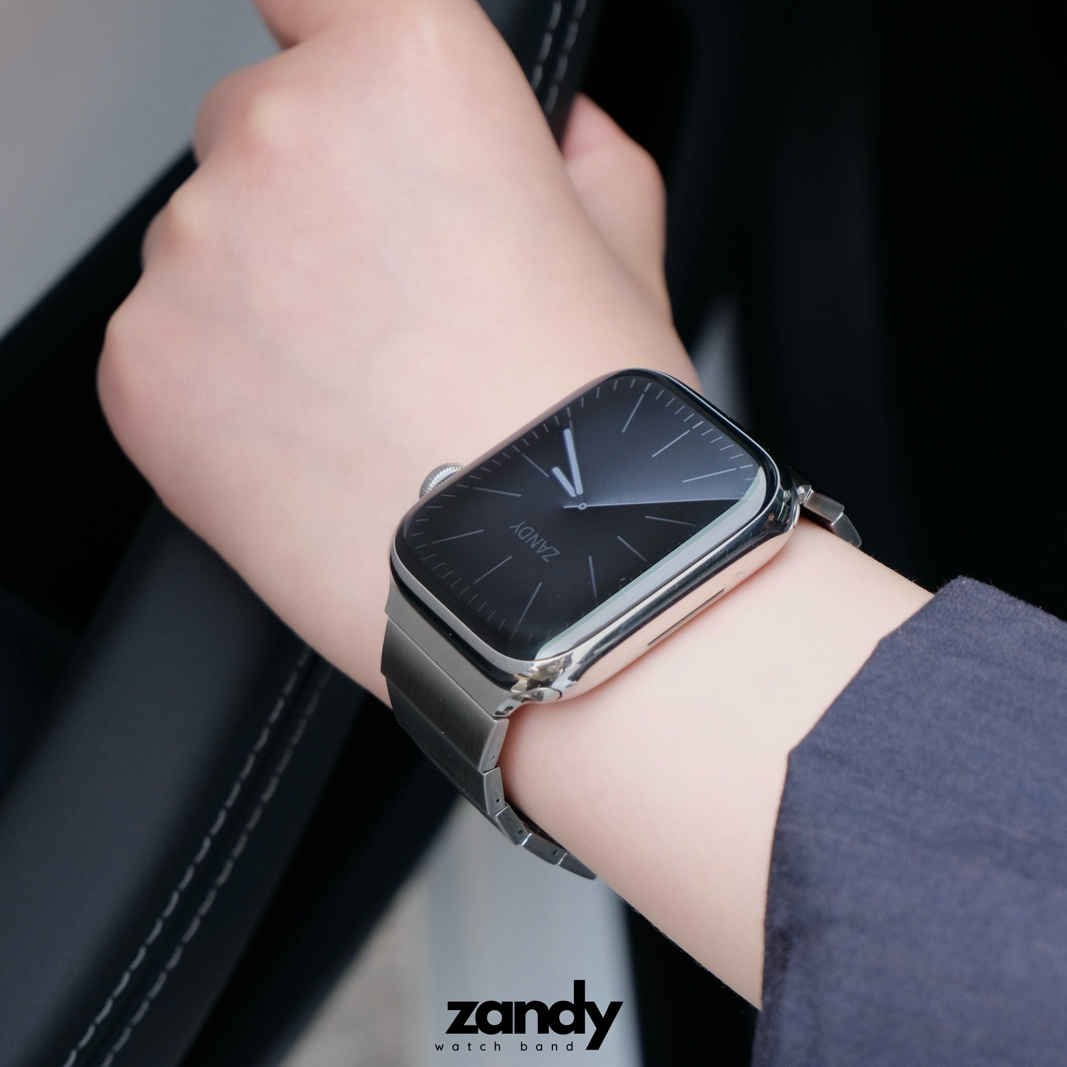 【エフォートレスブレスバンド】B065 アップルウォッチバンド ブレスレット ステンレスベルト Apple Watch