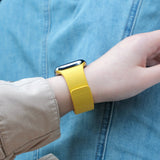 新色登場！【ライムゼストマグバンド】B066 アップルウォッチバンド シリコンベルト マグネット留め Apple Watch (コピー)