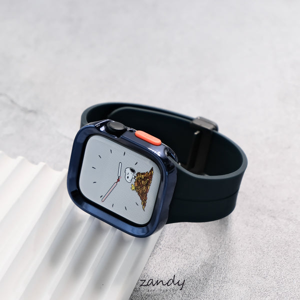 メッキタイプ！【スクエアソフトフレームケース】アップルウォッチカバー ソフトフレーム Apple Watch