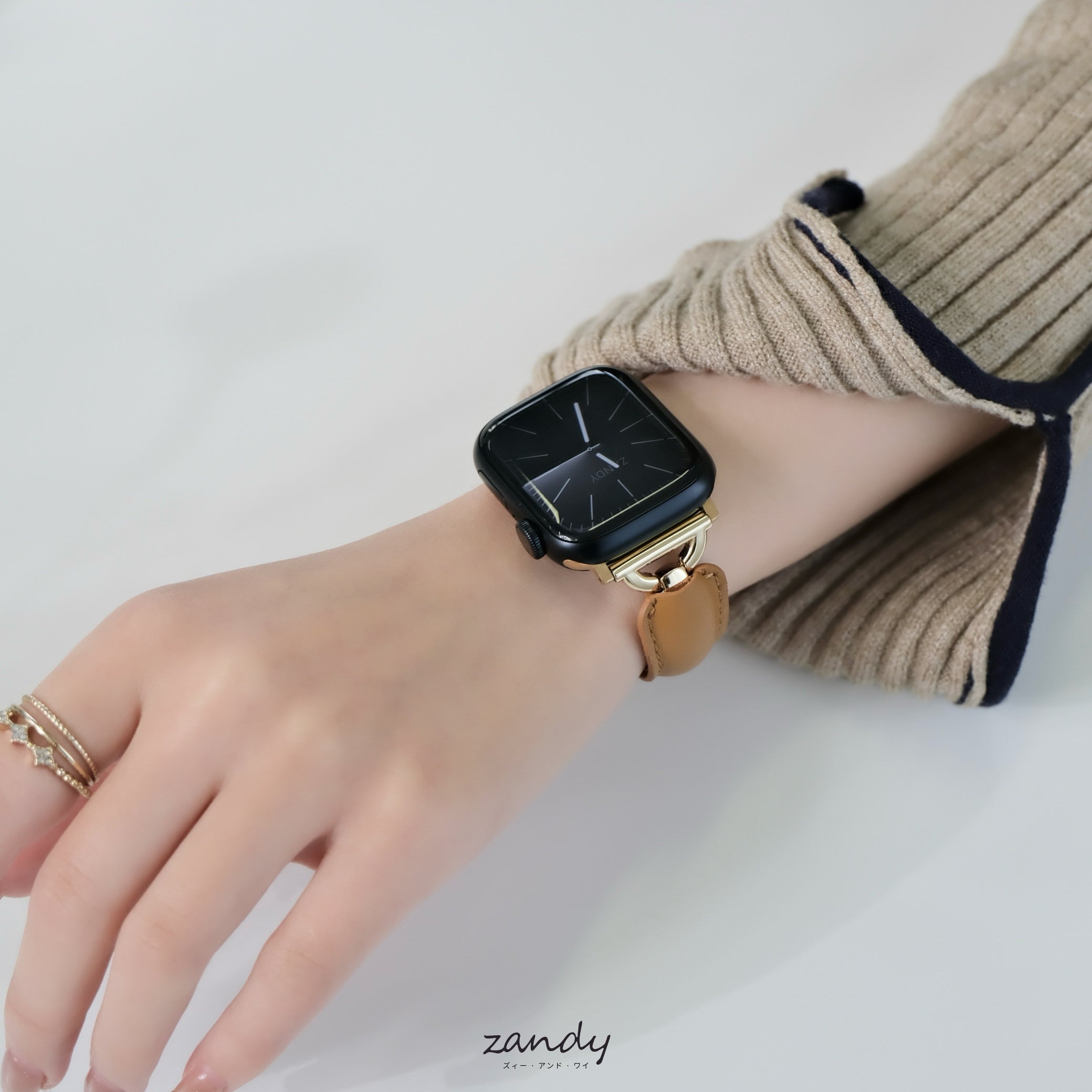 【レザーバックルブレスバンド】アップルウォッチバンド  レザーベルト Apple Watch