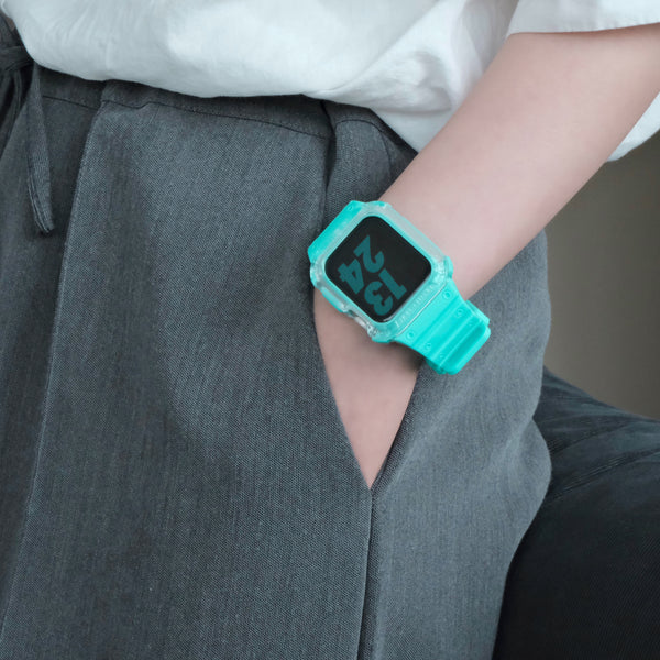 スペシャルカラー！【スポーツ一体式バンド】アップルウォッチバンド 一体式ベルト Apple Watch