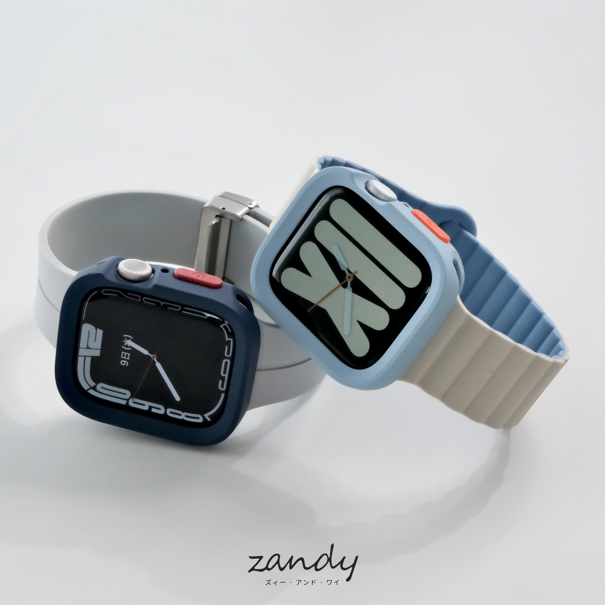 【スクエアソフトフレームケース】アップルウォッチカバー ソフトフレーム Apple Watch