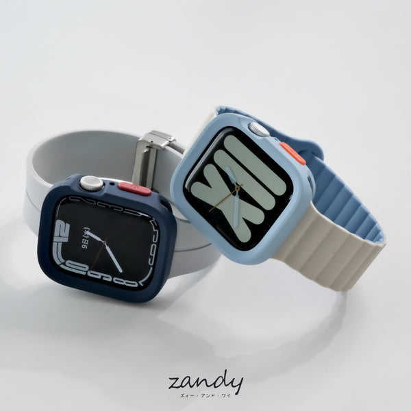 【スクエアソフトフレームケース】アップルウォッチカバー ソフトフレーム Apple Watch