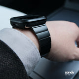 《EDGE+》【SET】B065/C012  Apple Watch エフォートレスブレスバンドBK＋ツートンフレームケースBK