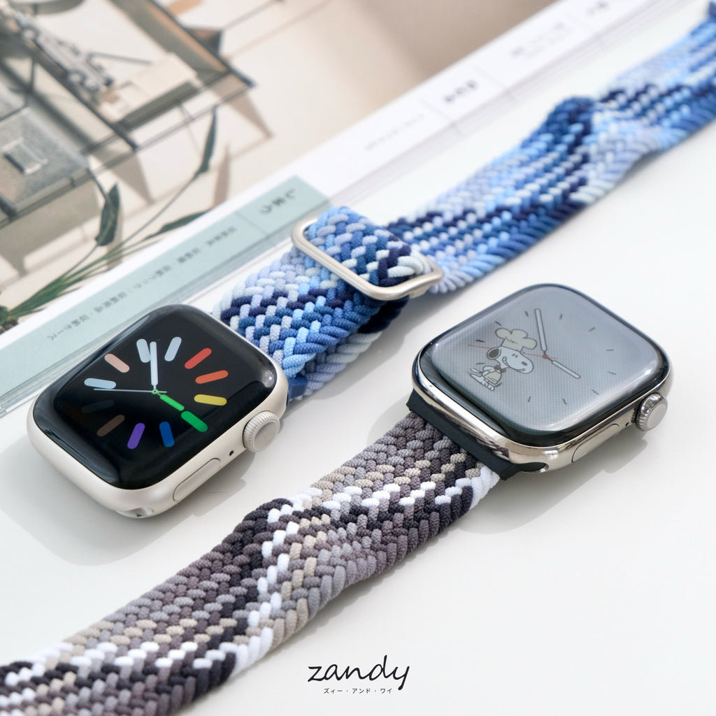 【マルチ編み込みナイロンループ】B011 アップルウォッチバンド ナイロンベルト 編み込みループ Apple Watch