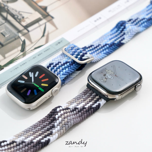 【マルチ編み込みナイロンループ】B011 アップルウォッチバンド ナイロンベルト 編み込みループ Apple Watch