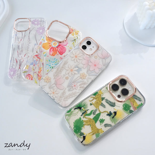 【フラワーデザイン】iPhoneケース クリアケース