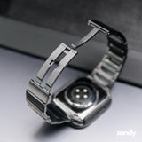 《EDGE+》【SET】B065/C006  Apple Watch エフォートレスブレスバンドSV＋メタルダブルフレームケースTG
