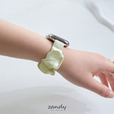 【サテンシュシュバンド】B075 アップルウォッチバンド シュシュベルト Apple Watch