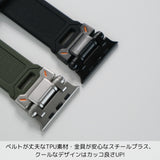 【ステンレスTPUバンド】B015 42/44/45/46/49mmサイズ限定！アップルウォッチバンド TPUデザインベルト  Apple Watch