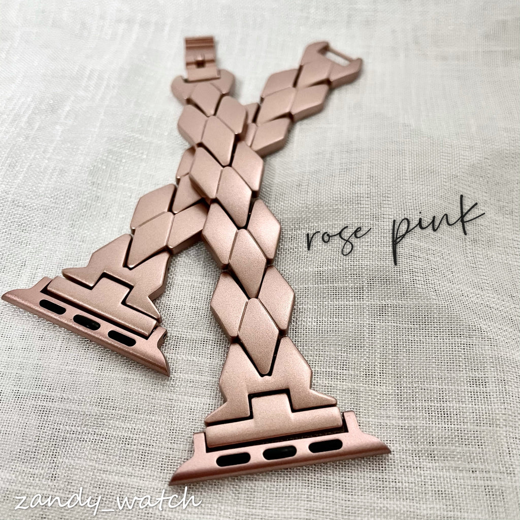 [Rhombus Chain] Apple Watch Band Rhombus Chain Belt Apple Watch ★Adjustment Tool Included★