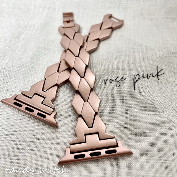 [Rhombus Chain] Apple Watch Band Rhombus Chain Belt Apple Watch ★Adjustment Tool Included★