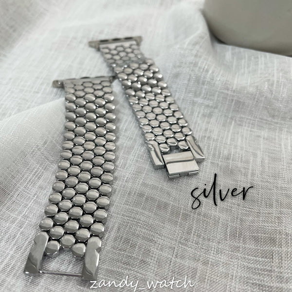 [Honeycomb Chain] Apple Watch Band Chain Belt Cute Apple Watch 4 Colors ★Adjustment Tool Included★
