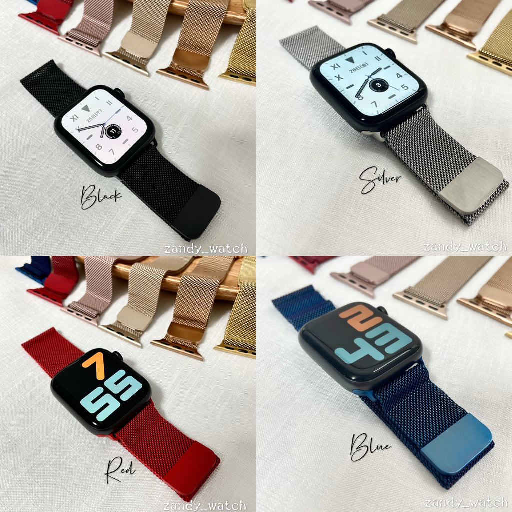 【ミラネーゼループ】アップルウォッチバンド ミラネーゼループベルト ステンレス Apple Watch