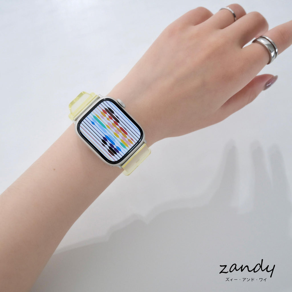 【オーロラクリアバンド】アップルウォッチバンド オーロラクリアベルト Apple Watch