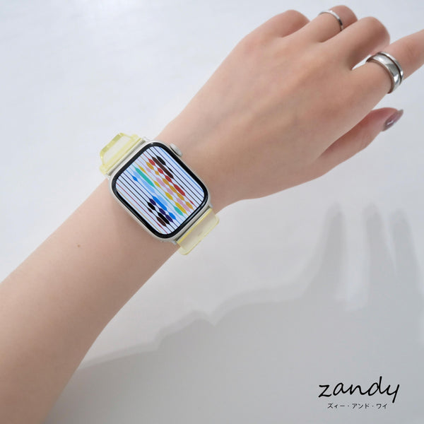 【オーロラクリアバンド】アップルウォッチバンド オーロラクリアベルト Apple Watch