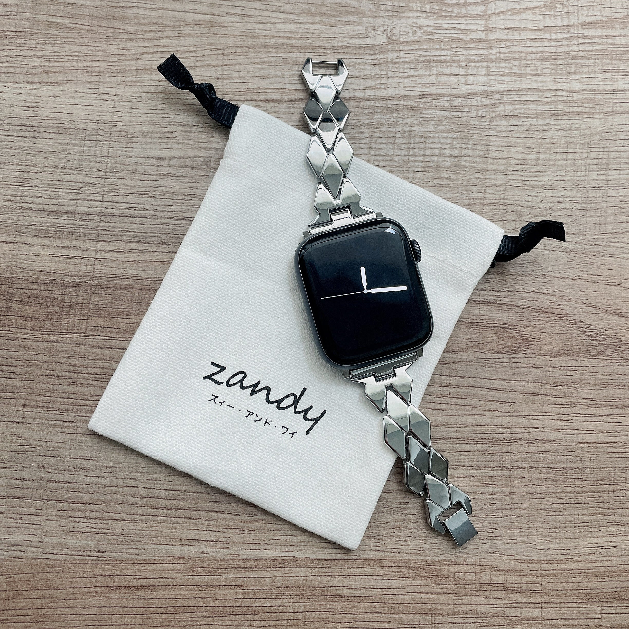 [Rhombus Chain] Apple Watch Band Rhombus Chain Belt Apple Watch ★Adjustment Tool Included★